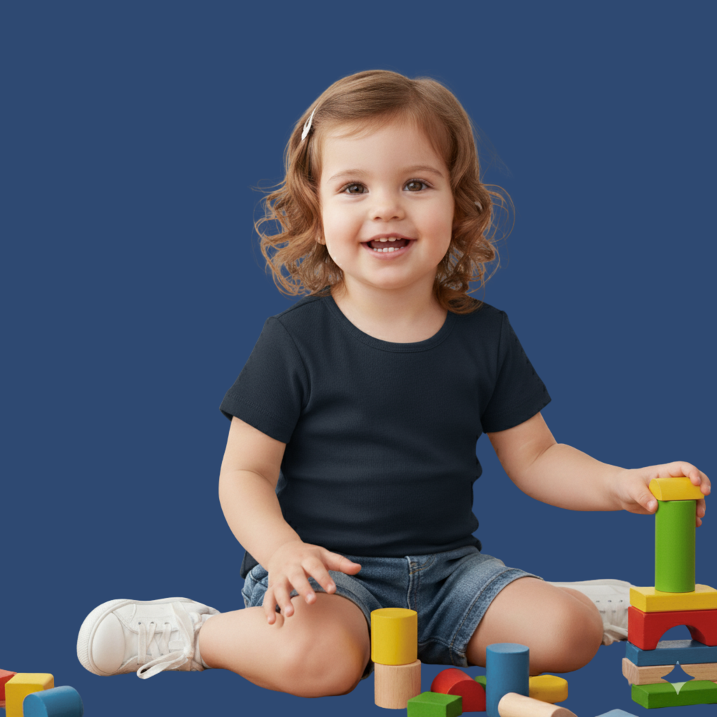 Girl's Crew Neck T-Shirt