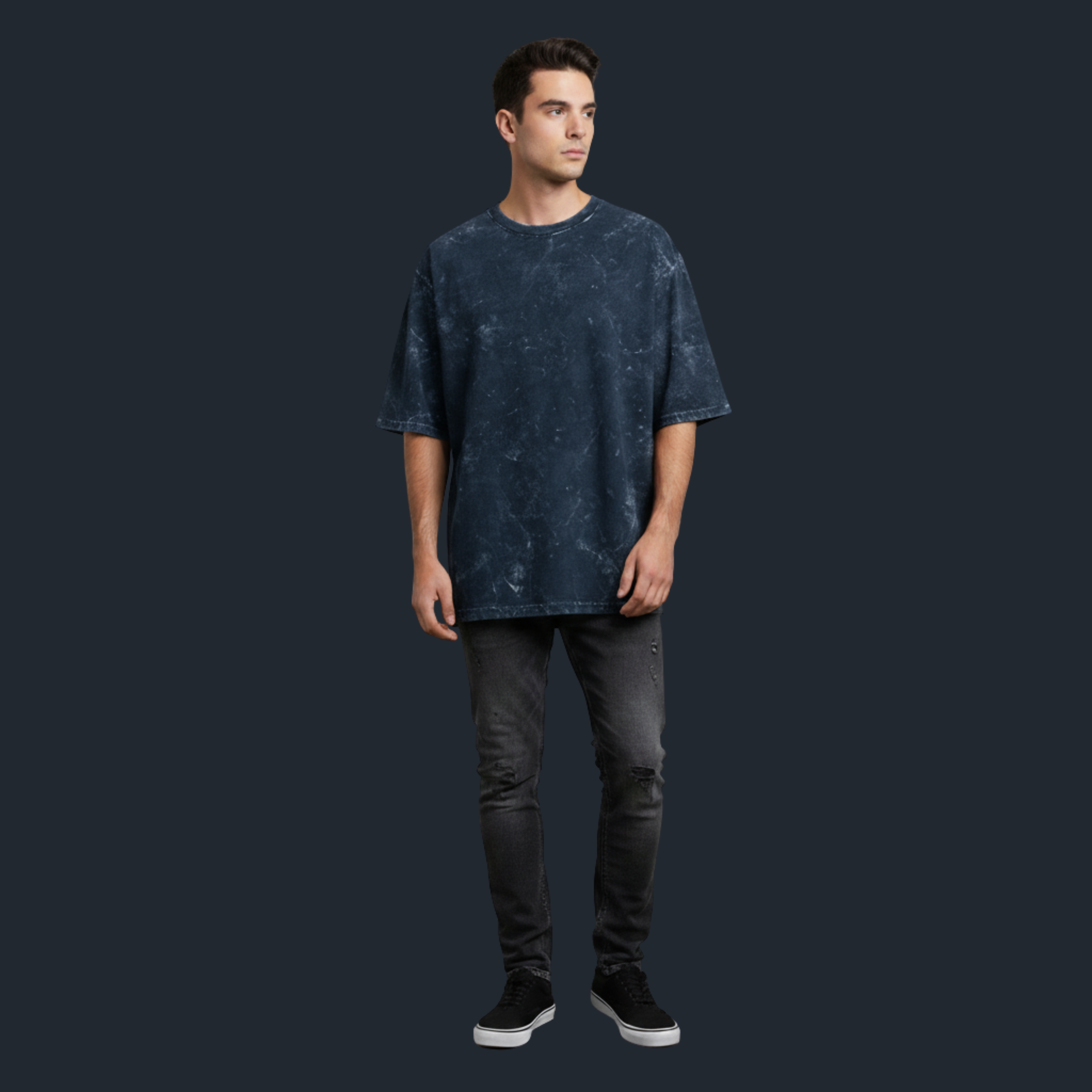 Acid Washed Oversized Tee