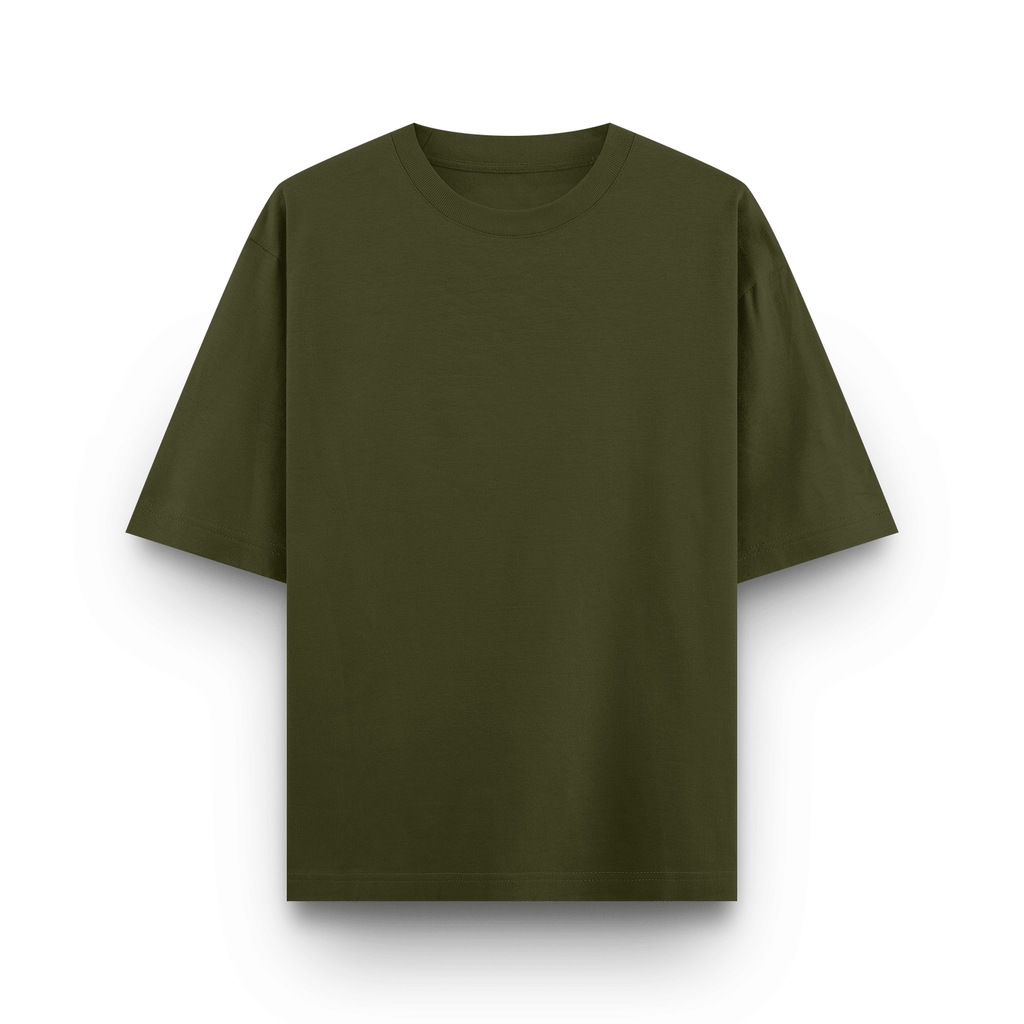 Male Oversized Classic T-Shirt OliveGreen