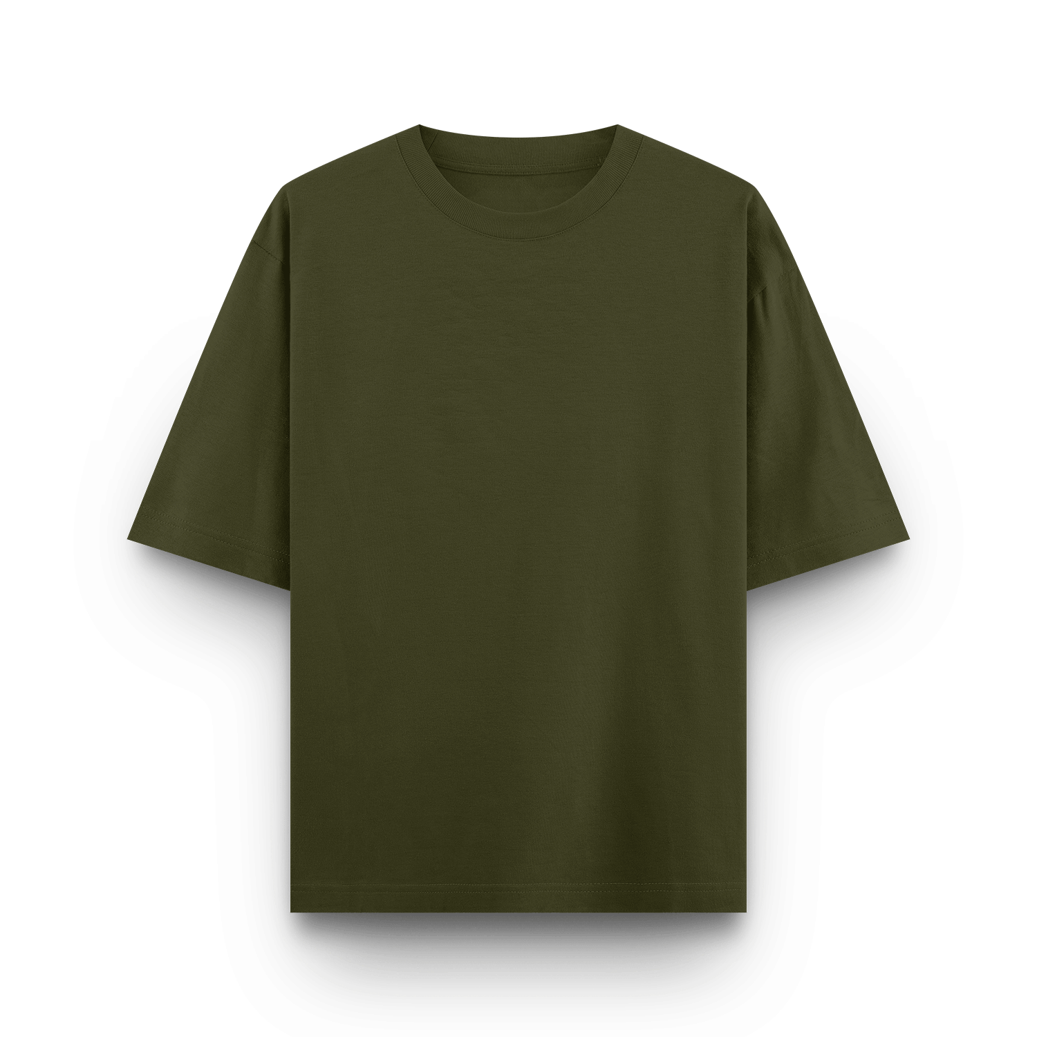 Male Oversized Classic T-Shirt OliveGreen