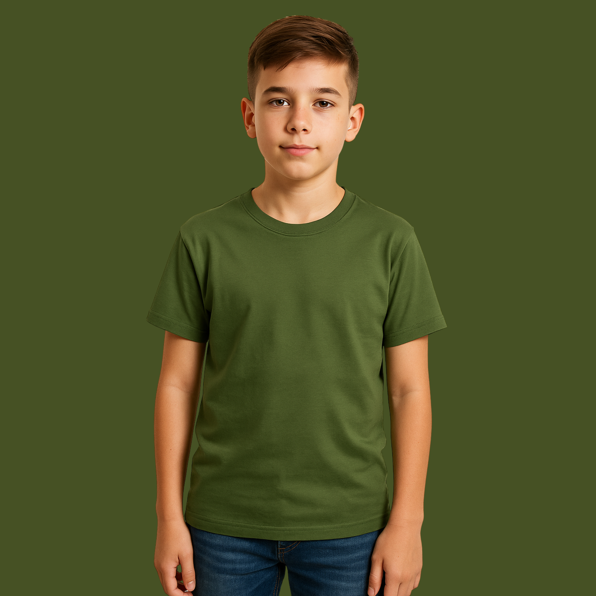 Boy's Crew Neck T-Shirt