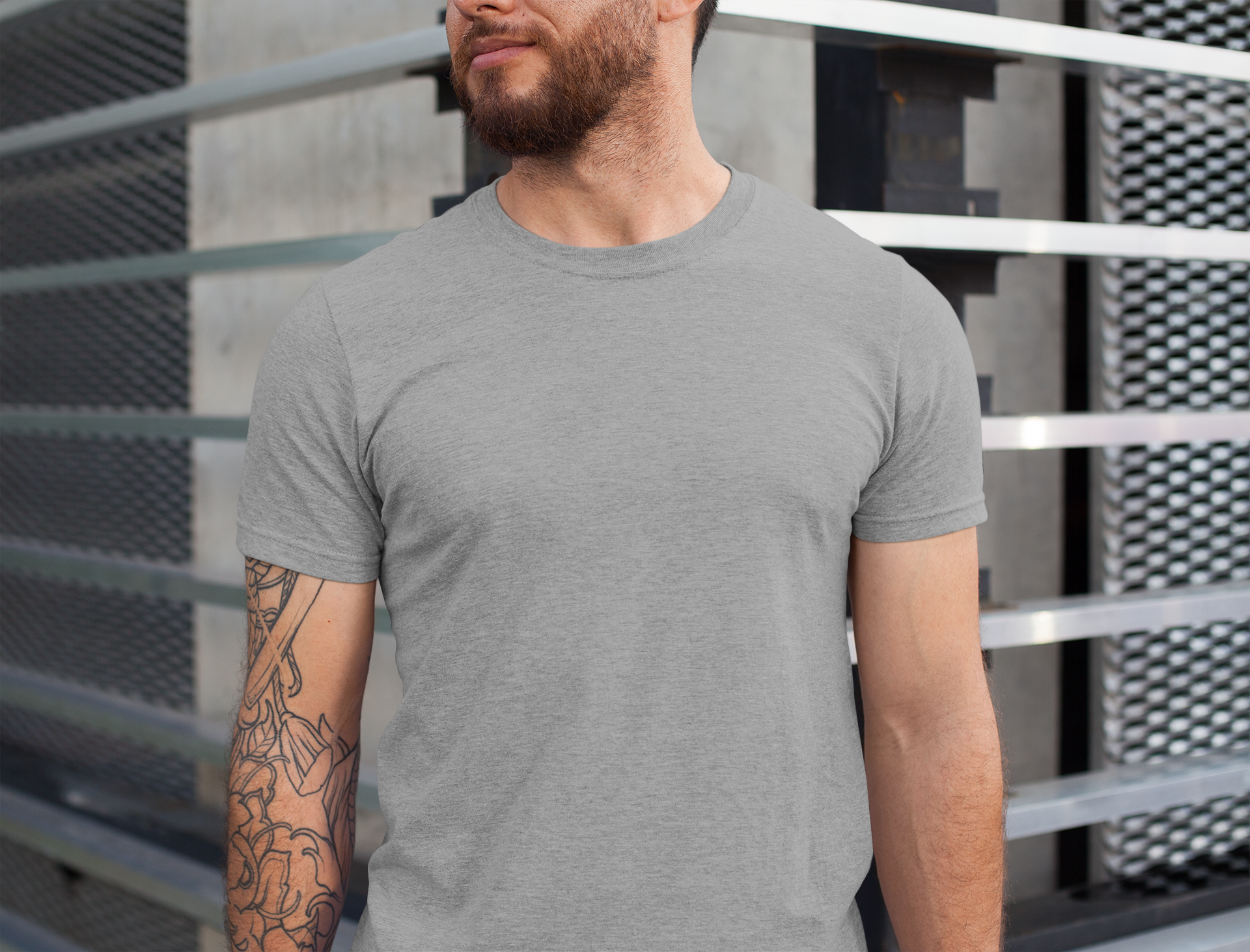 Grey Melange T-Shirt