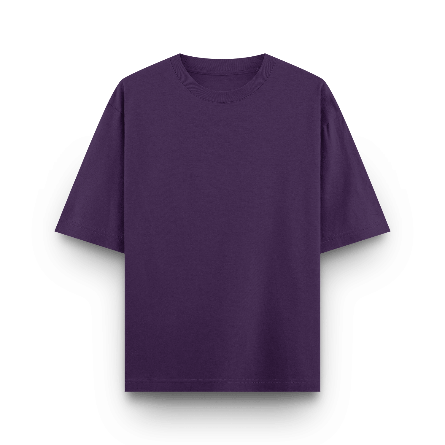 Male Oversized Classic T-Shirt Purple