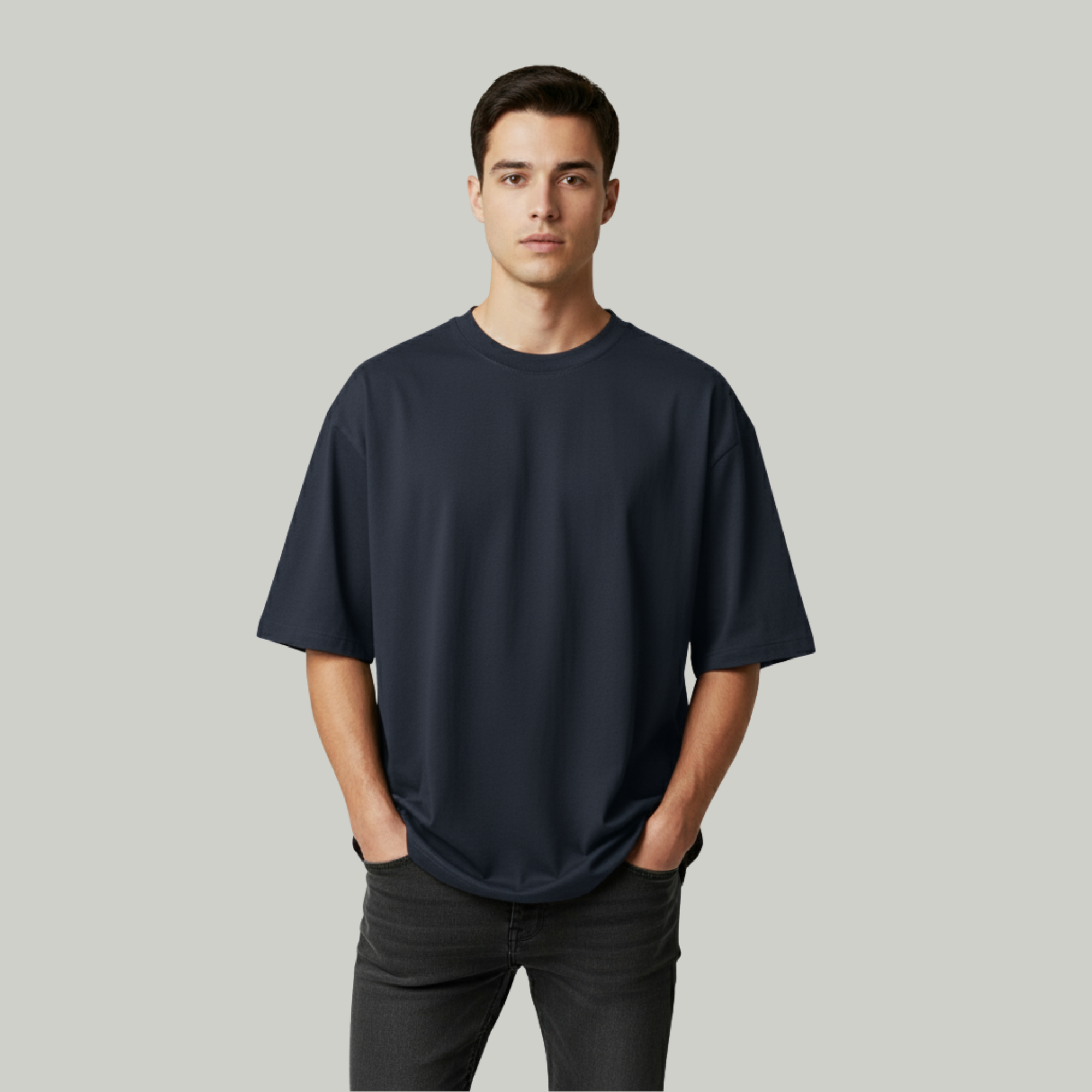 Male Oversized Classic T-Shirt RoyalBlue