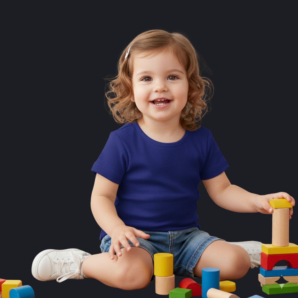 Girl's Crew Neck T-Shirt