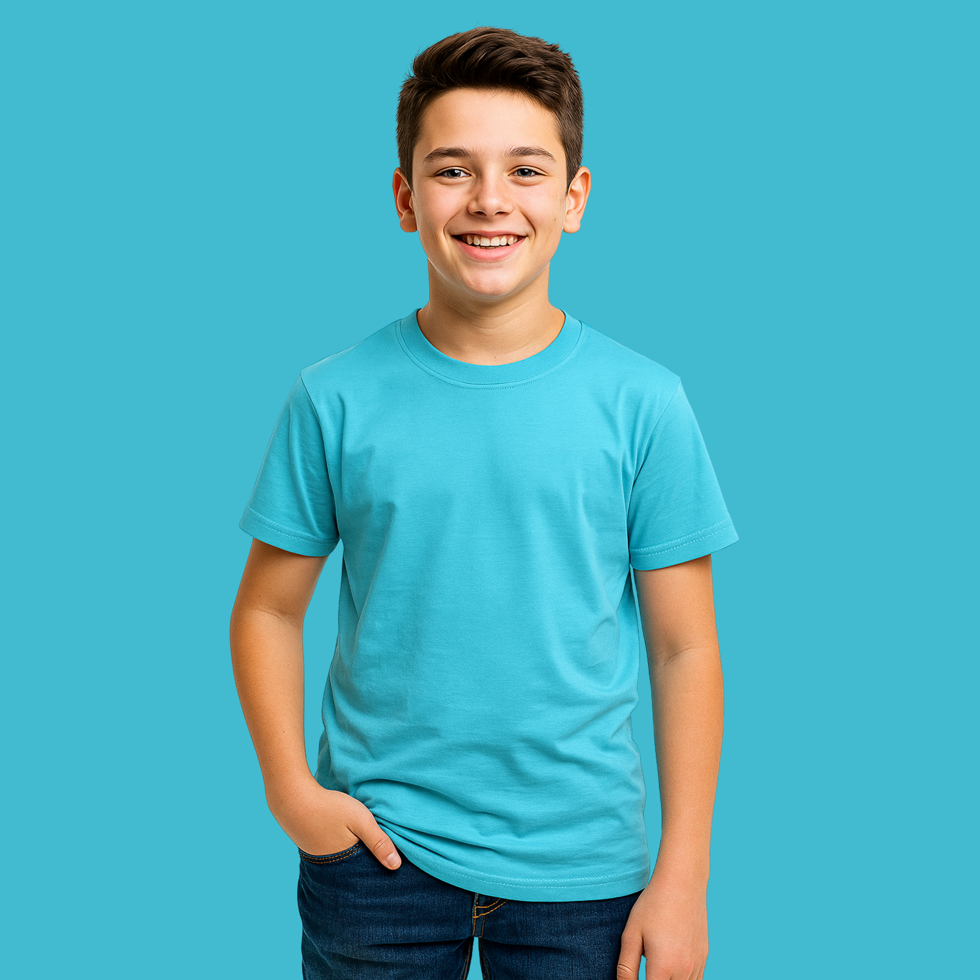 Boy's Crew Neck T-Shirt
