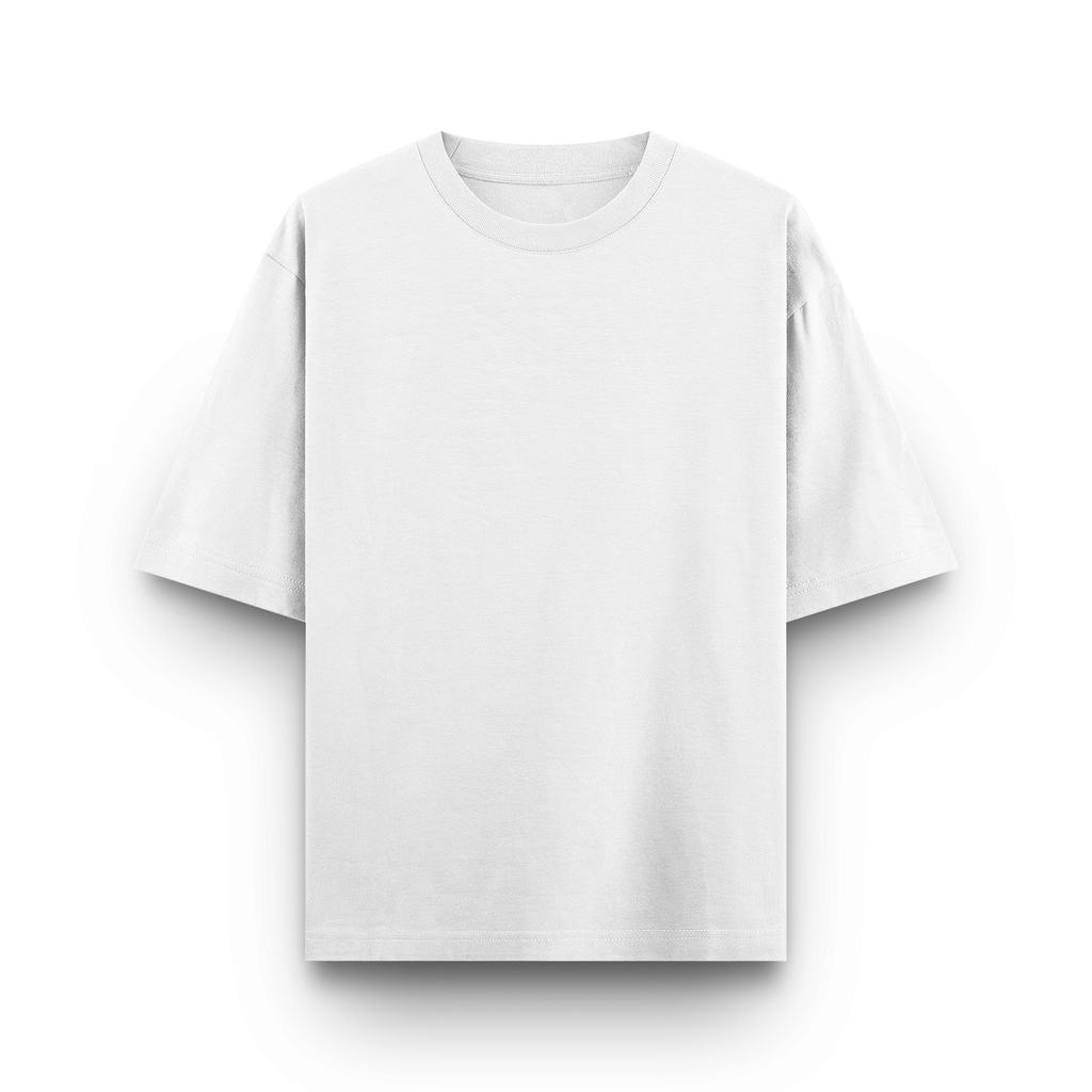 Male Oversized Classic T-Shirt White