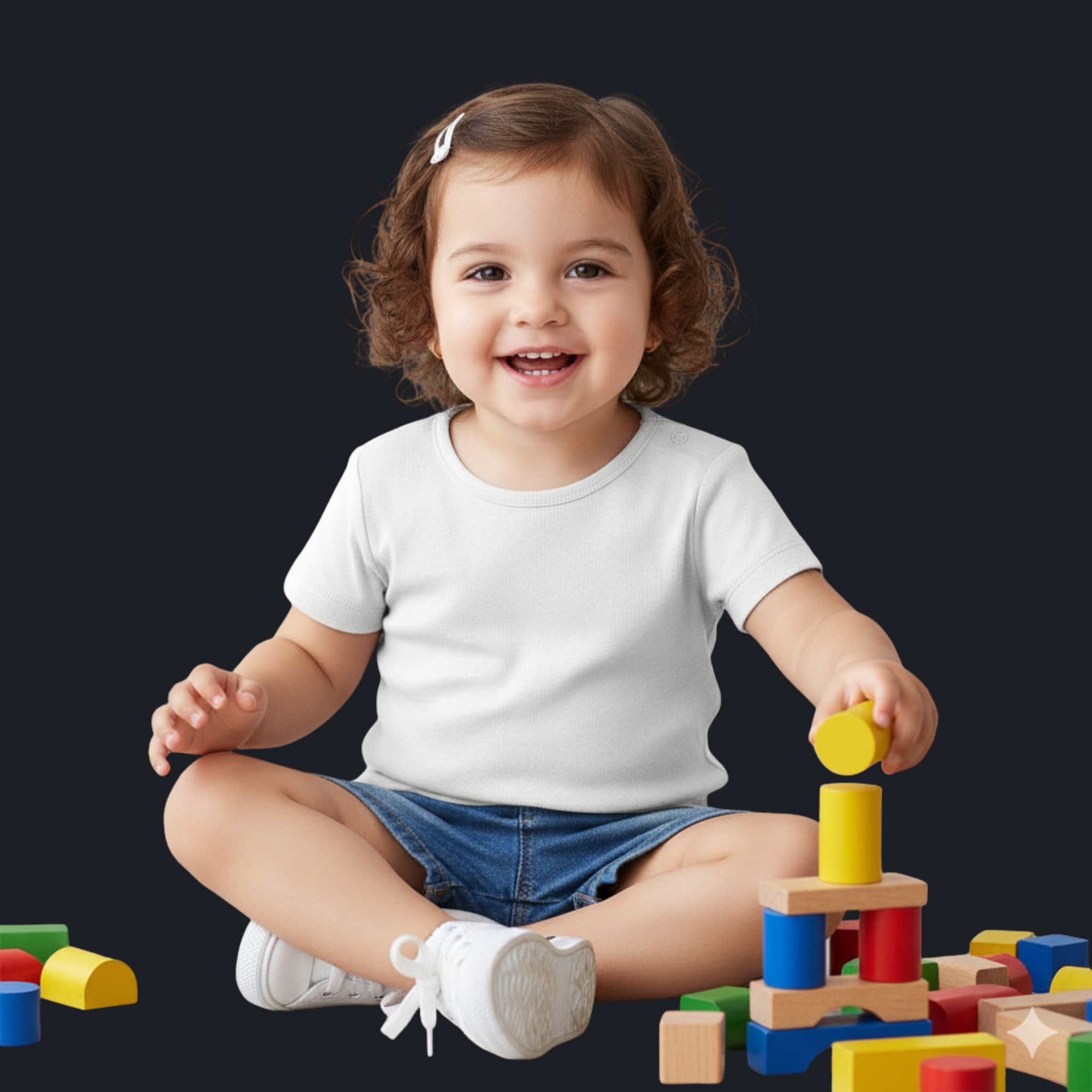 Girl's Crew Neck T-Shirt