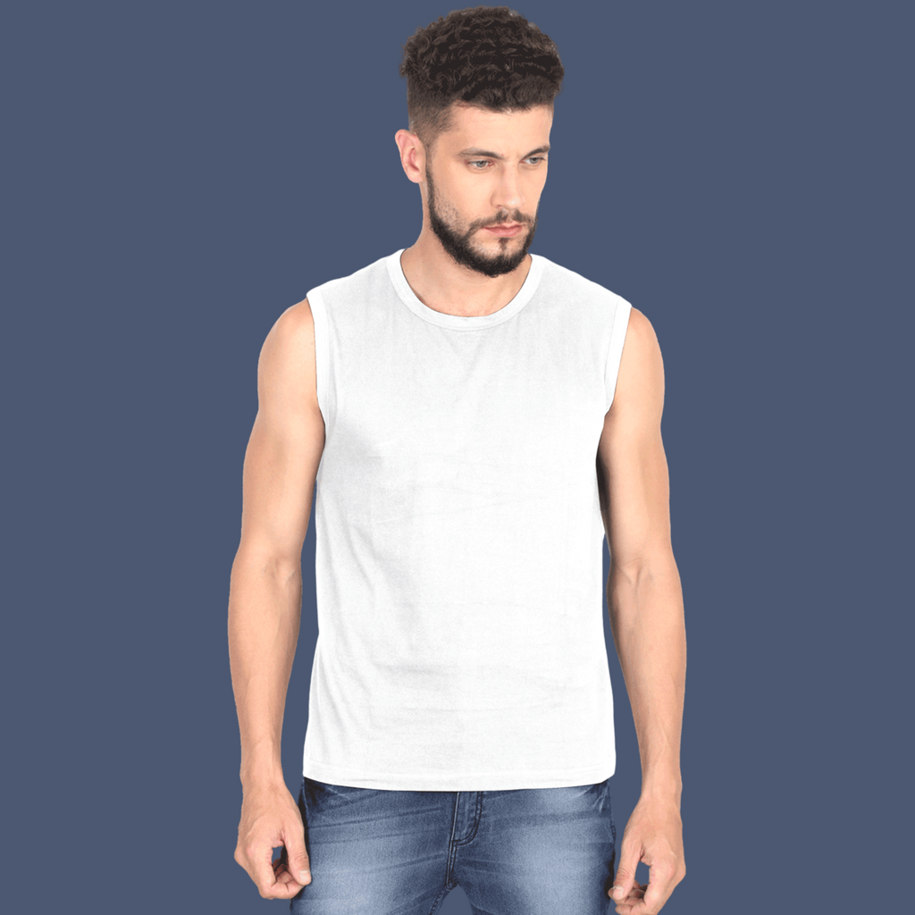 Men's Sleeveless T-Shirt White