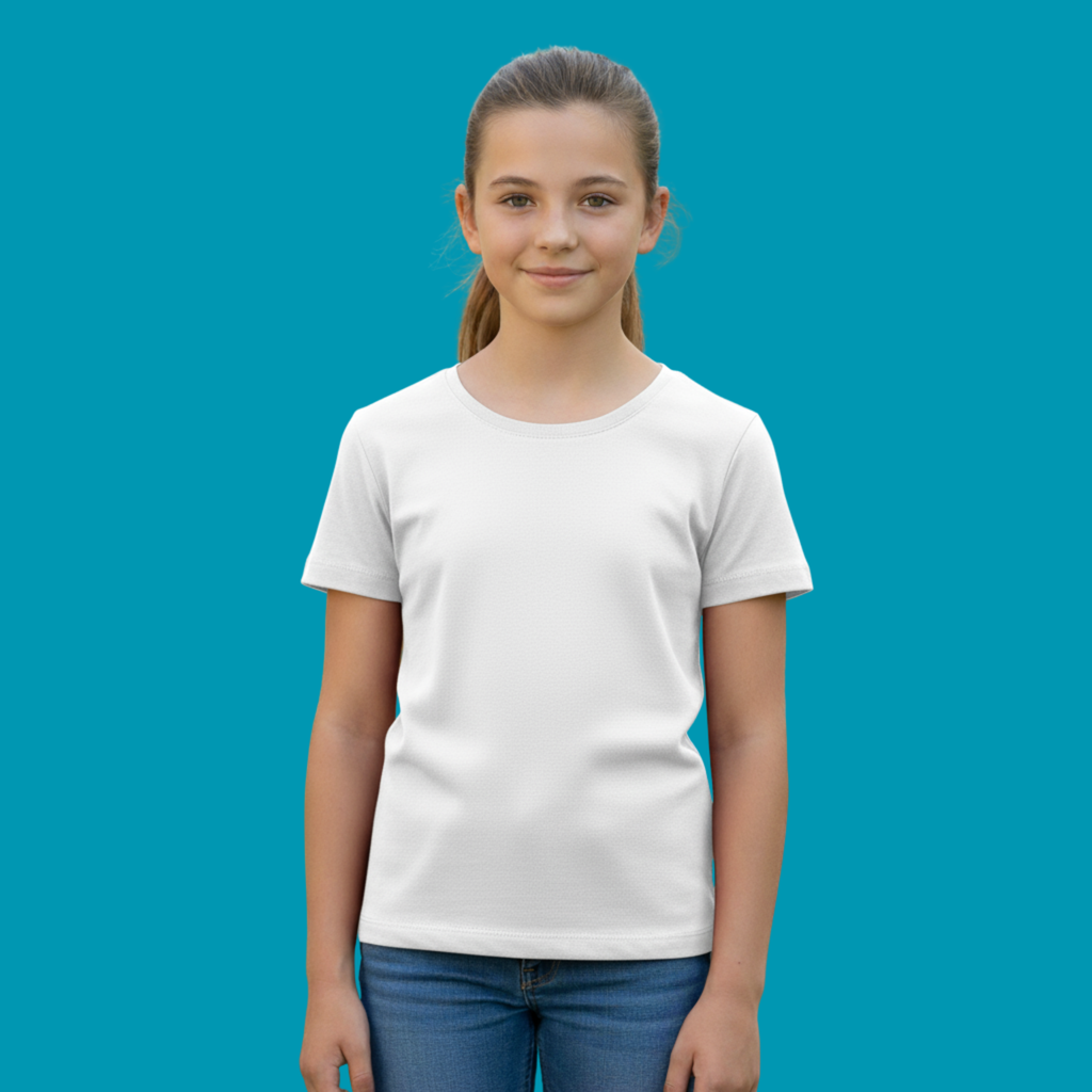 Girl's Crew Neck T-Shirt
